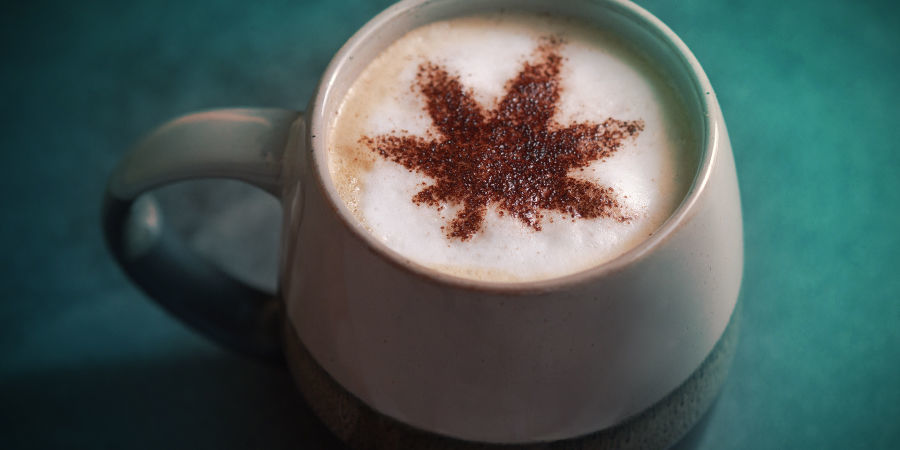 Varm choklad med cannabis