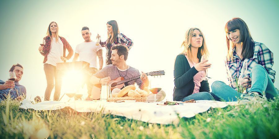 Ha en picknick i parken Ha en picknick i parken