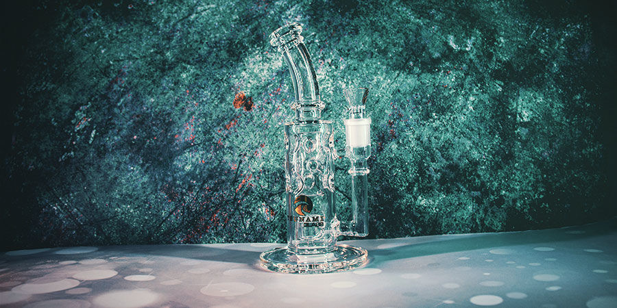 Perkolatorbong för cannabis