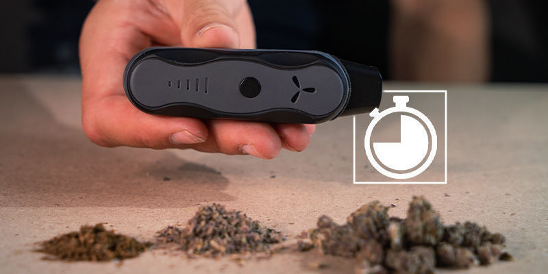 Tajma dina sessioner Weed Vaporizer TIME YOUR SESSIONS