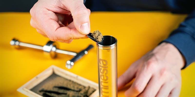 Fyll den öppnade pollenpressen Fill The Opened Pollen Press