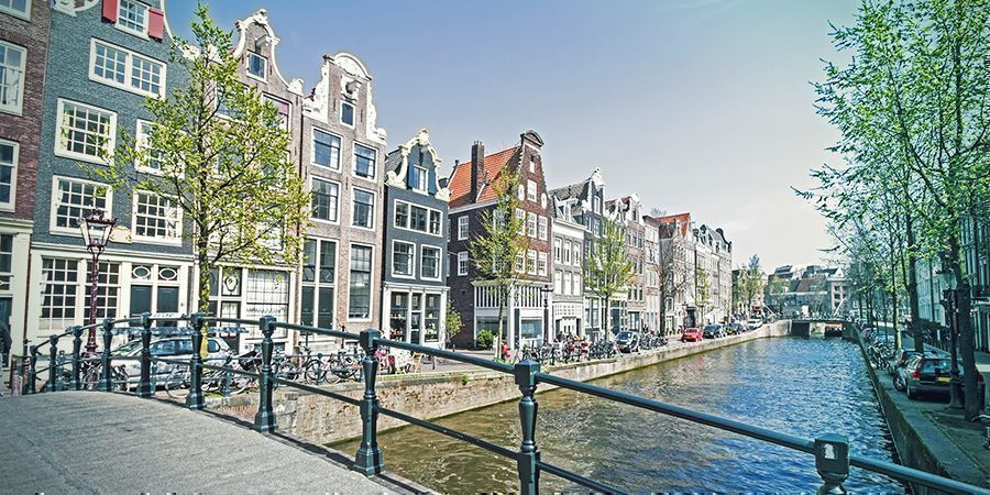 De pittoreska kanalerna Amsterdam smoke spots: De pittoreska kanalerna
