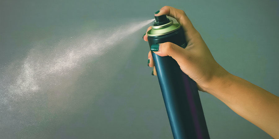 Hårspray Cannabisföroreningar: hårspray