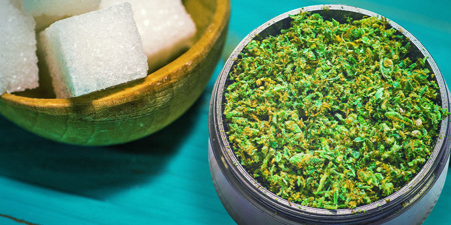 Socker Cannabisföroreningar: socker