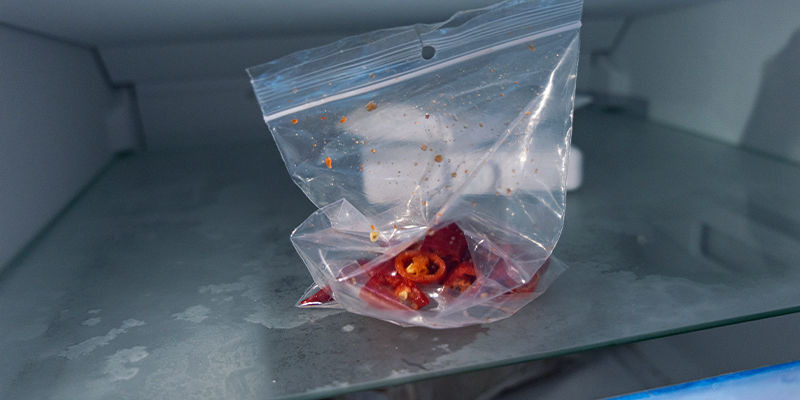 Frysa skivad chili Frysa skivad chili