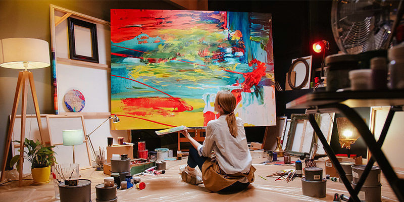 2. Teckna & måla 2. Drawing & Painting