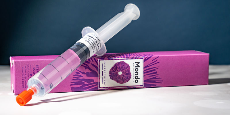 Magiska svampar sporsprutor Magic Mushroom Spore Syringes