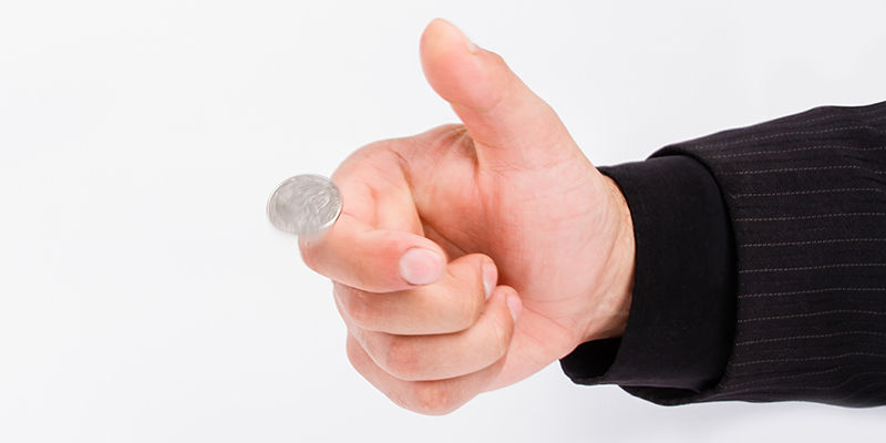 Kasta krona eller klave Flip A Coin