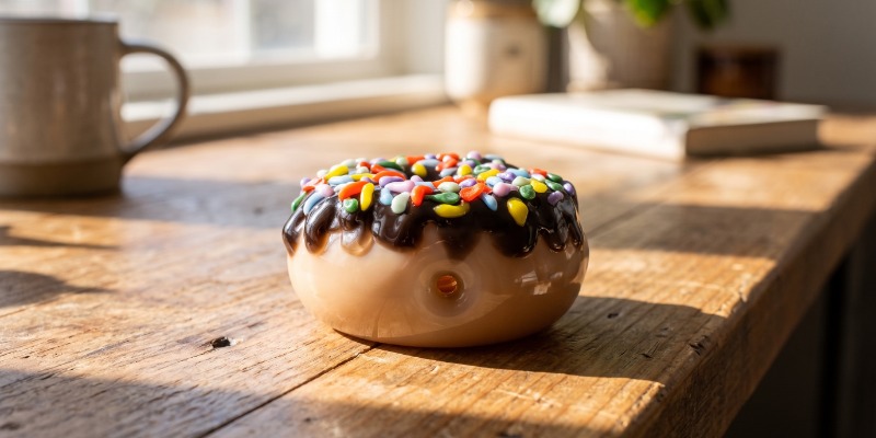 Glaspipa Donut Bite Me