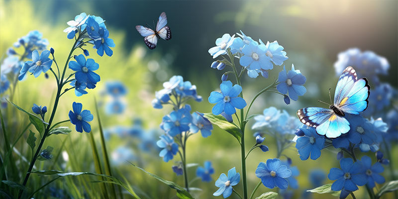 Förgätmigej Forget-Me-Nots
