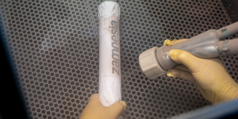 Sandblasting (Valfritt) Sandblasting (optional)