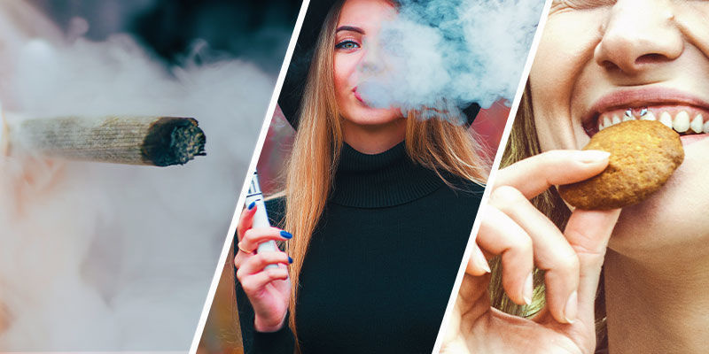 Är det skillnad på att röka, vejpa eller äta för mycket marijuana? Är det skillnad på att röka, vejpa eller äta för mycket marijuana?