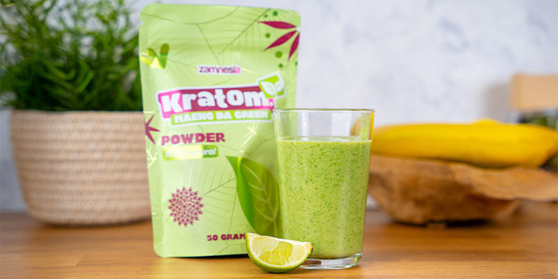 Krämig kratom- och avokadosmoothie Krämig kratom- och avokadosmoothie