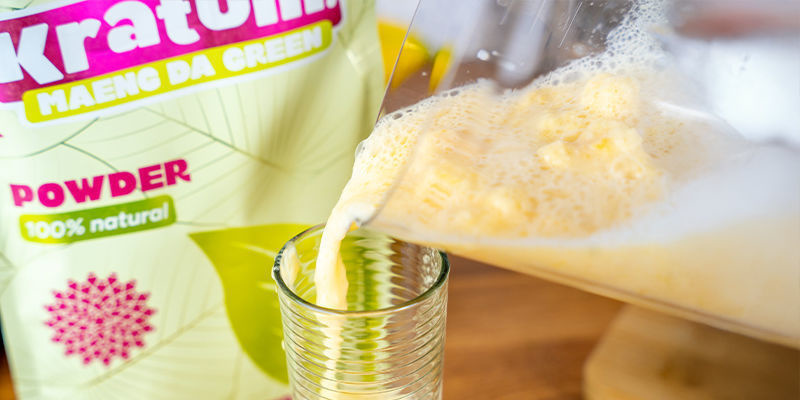 Tropisk kratom-smoothie Tropical kratom smoothie