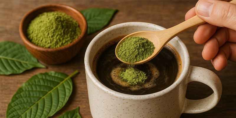 Fallet med att blanda kratom och kaffe The case of mixing kratom and coffee