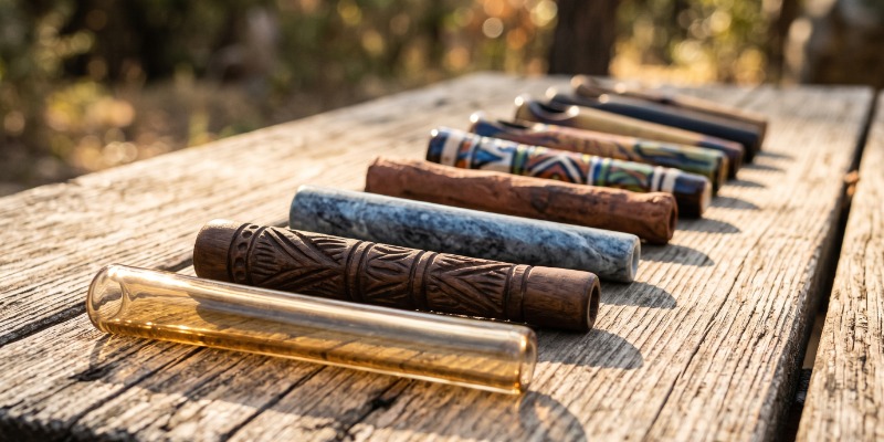 Olika typer av chillum