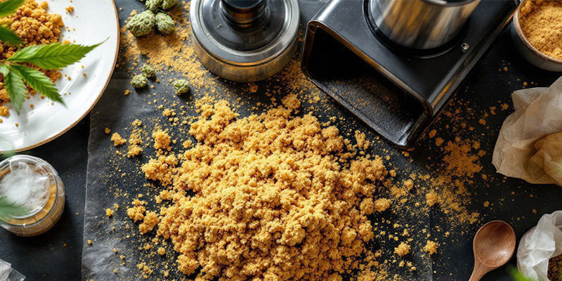 Förvandla kief till hasch Turning Kief Into Hash