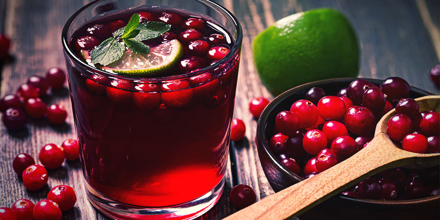 Bongvattenalternativ: tranbärsjuice Bongvattenalternativ: tranbärsjuice