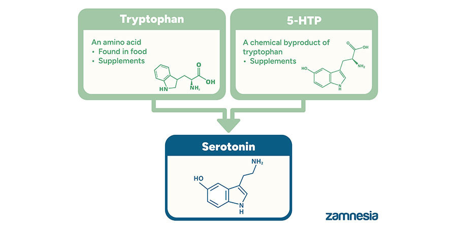 Tryptofan vs. 5-HTP Tryptophan vs. 5-HTP
