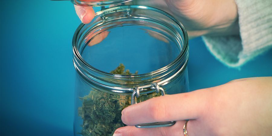 förvara cannabis