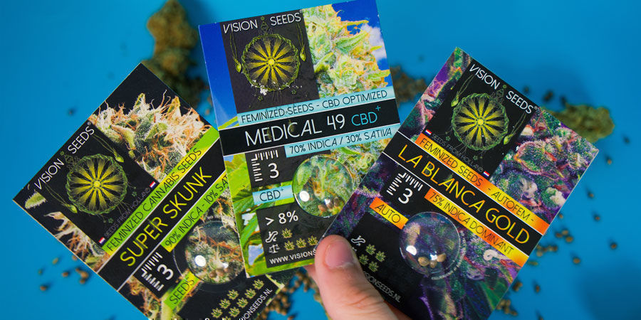 Hur förpackas Vision Seeds cannabisfrön? Hur förpackas Vision Seeds cannabisfrön?