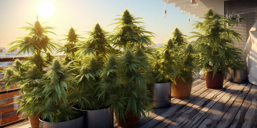Odla bra cannabis på balkong eller terrass Odla bra cannabis på balkong eller terrass