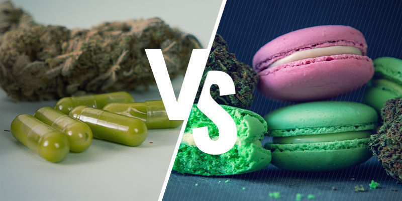 Är cannabiskapslar starkare än ätbara? Är cannabiskapslar starkare än ätbara?