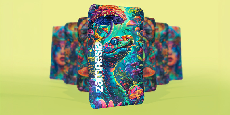 Magic Mushrooms Z-Lock Förvaringspåsar (liten) Magic Mushrooms Z-Lock Stash Bags (Small)