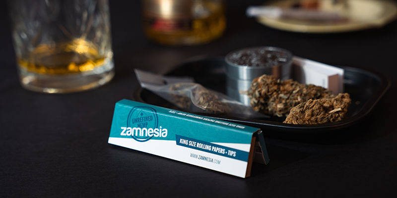 Zamnesia rullpapper i hampa (king size) + filtertips Zamnesia rullpapper i hampa (king size) + filtertips