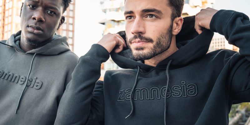 Zamnesia-broderad hoodie
