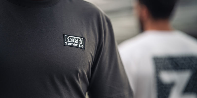 Zamnesia Icon Graphic T-shirt grå