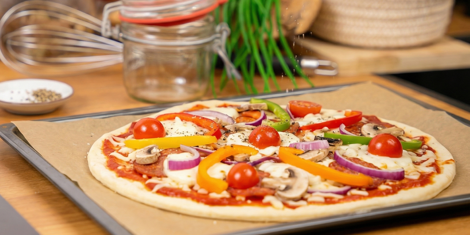 Lägg på toppings Lägg på toppings