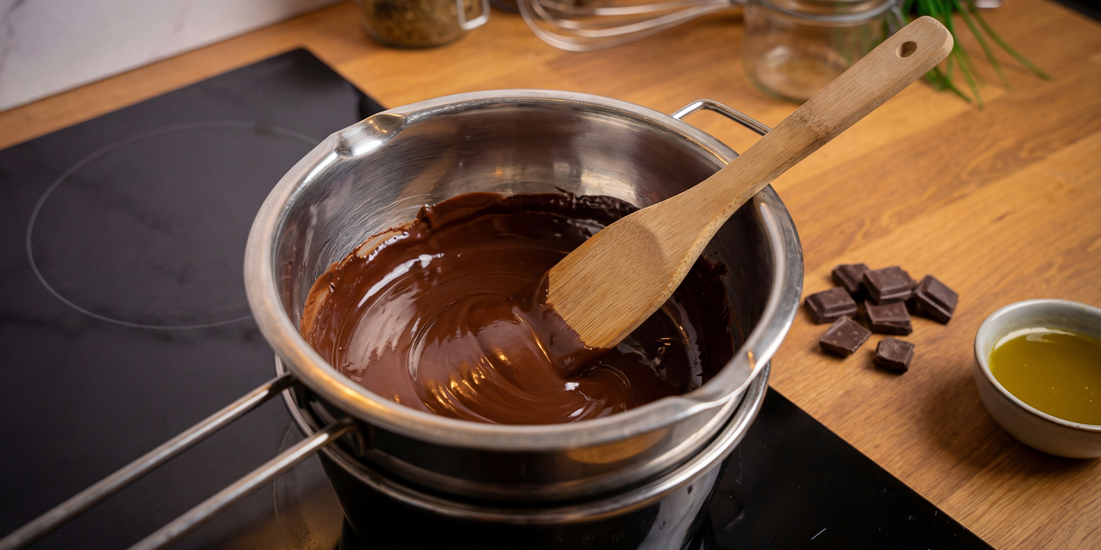 Smält chokladen Smält chokladen