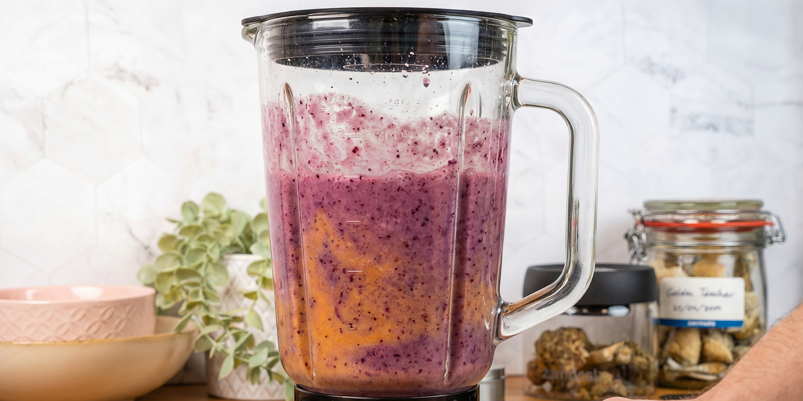 Mixa till en slät smoothie Mixa till en slät smoothie