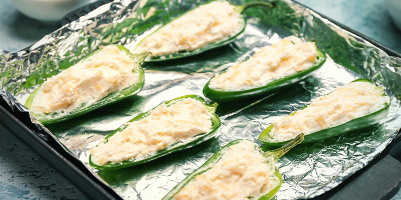 Ugnsbakade jalapeño poppers: näringsvärde Baked Jalapeno Poppers: Nutrition Facts