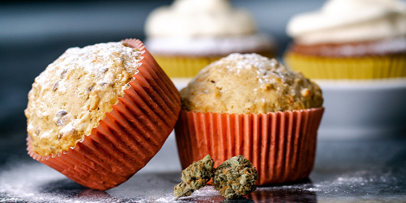 Grundrecept på cannabis-cupcakes Basic Recipe Cannabis Cupcakes