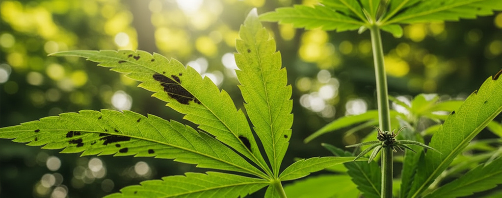 Svarta fläckar på cannabisblad: Vad de betyder och hur du åtgärdar dem