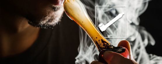 Så röker du cannabis i en pipa