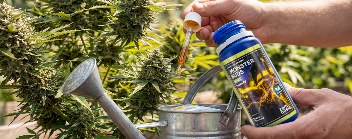 Maximera tillväxten med Monster Buds: ett komplett gödningssortiment för varje odlingsfas