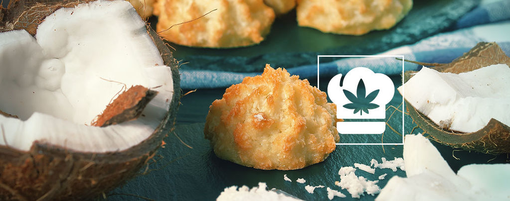 Recept: Kokosmakroner med cannabis