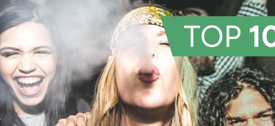 Topp 10 cannabissorter som får dig att fnissa