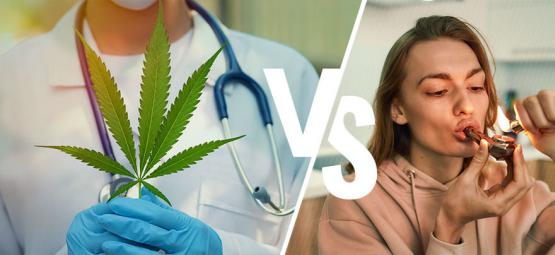Medicinsk cannabis kontra cannabis för rekreationsbruk: Vad är skillnaden?