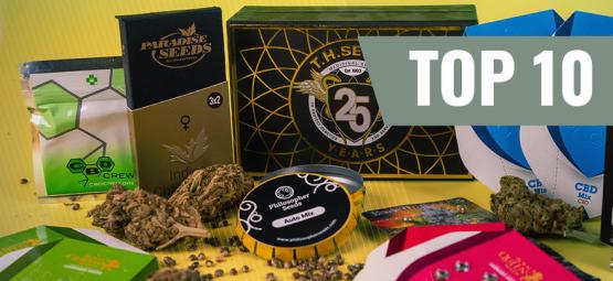 Topp 10 variationspaket med cannabisfrön