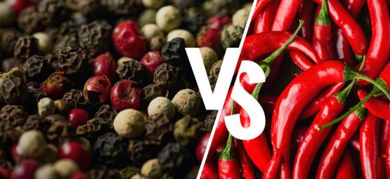 Vad är skillnaden mellan paprika och chili?
