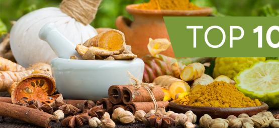 Topp 10 ayurvediska örter