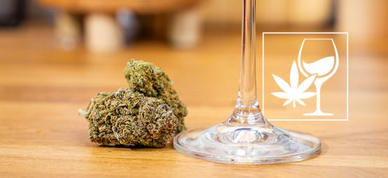 Så kombinerar du cannabis med vin