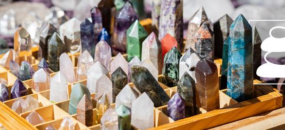 Så kommer du igång med en samling av kristaller, mineraler och ädelstenar