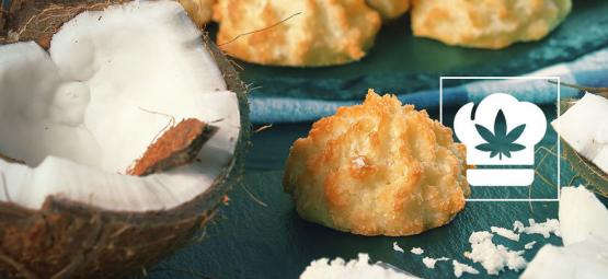 Recept: Kokosmakroner med cannabis